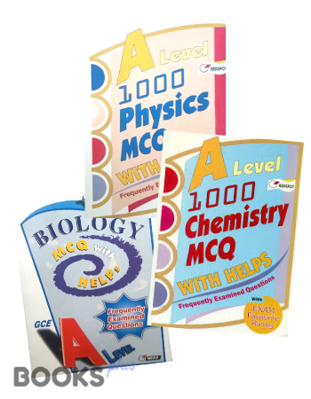 A Level 1000 MCQs with Helps 3 Book Bundle