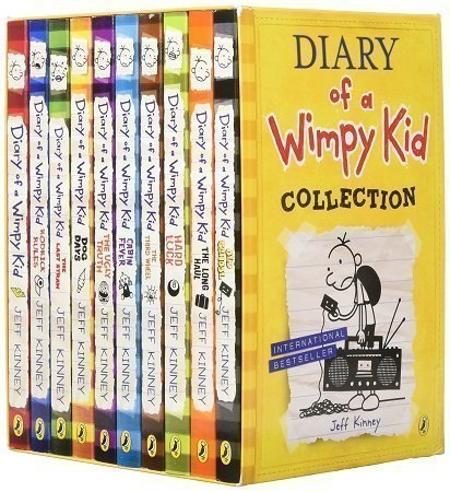 Diary of a Wimpy Kid Set of 14 Books by Jeff Kinney (box not included ...