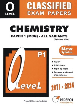 Redspot O Level Classified Chemistry Paper 1 2025 Edition
