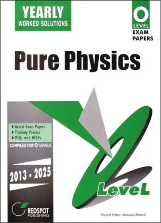Redspot o level pure physics yearly 2026 edition